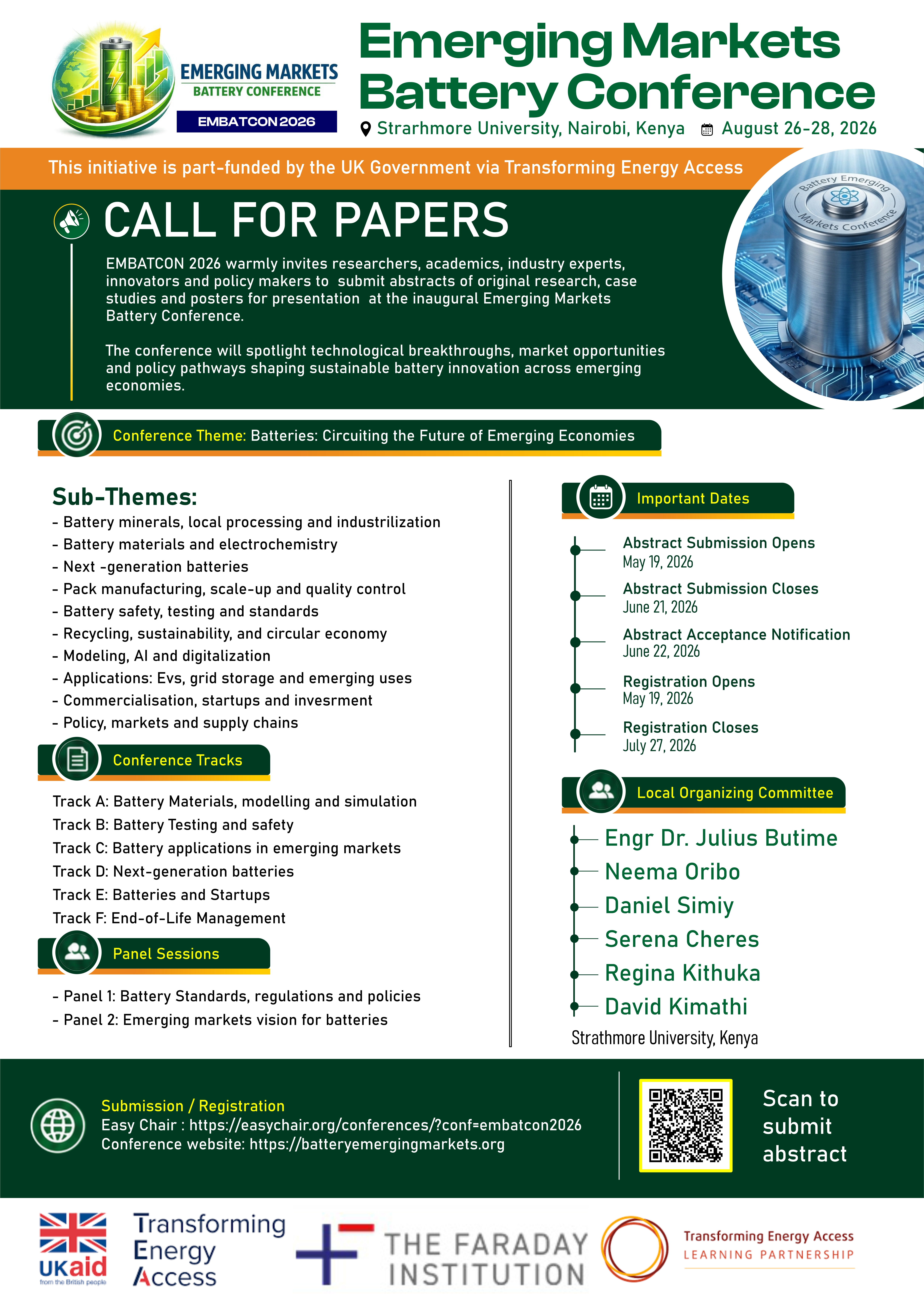 EMBATCON 2026 Call for Papers